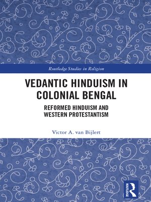 cover image of Vedantic Hinduism in Colonial Bengal